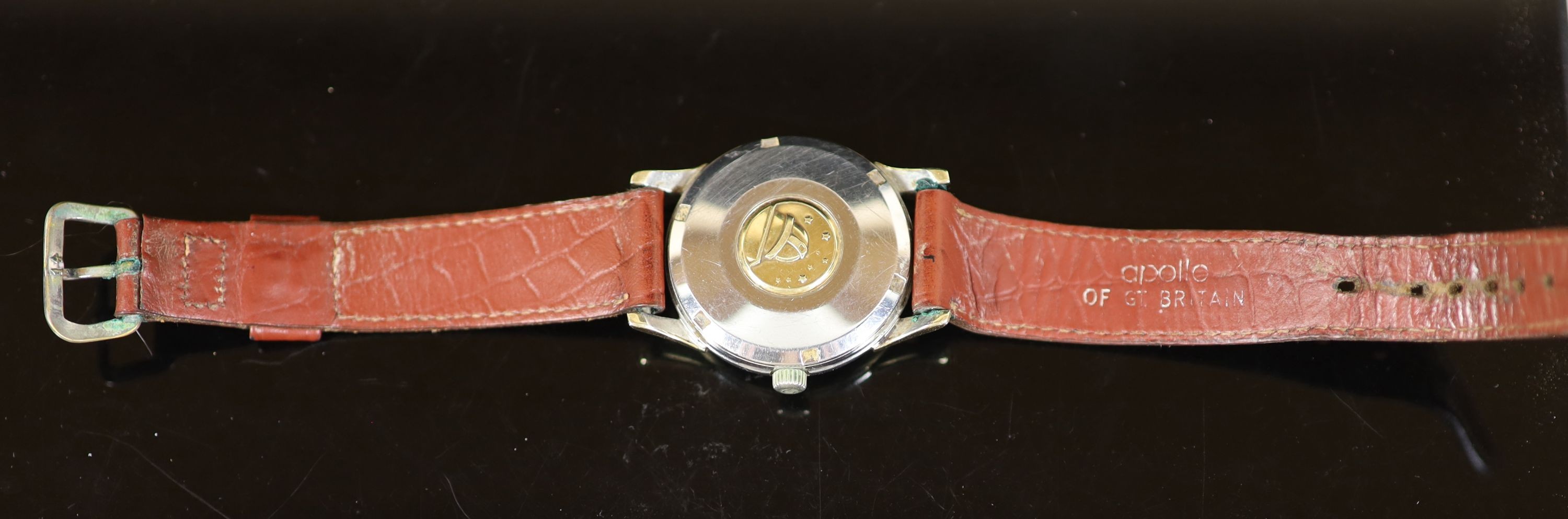 A gentleman's stainless steel and gold plated Omega Constellation automatic chronometer wrist watch